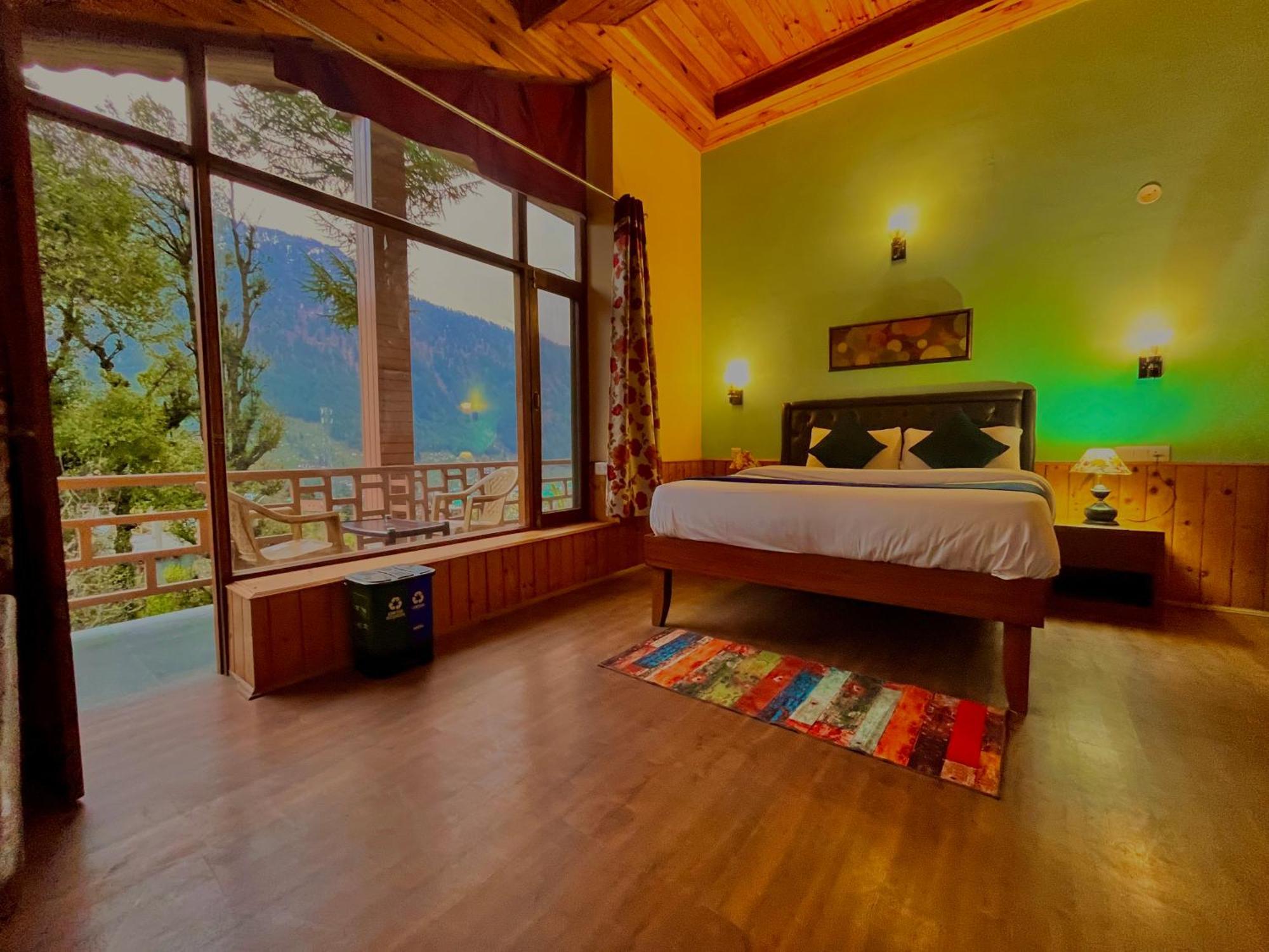 The Manu Emerald # Farmhouse # Top Selling Cottage In Manali # Peaceful Heritage Cozy Stay # Lawn With Bonfire # Most Awarded エクステリア 写真