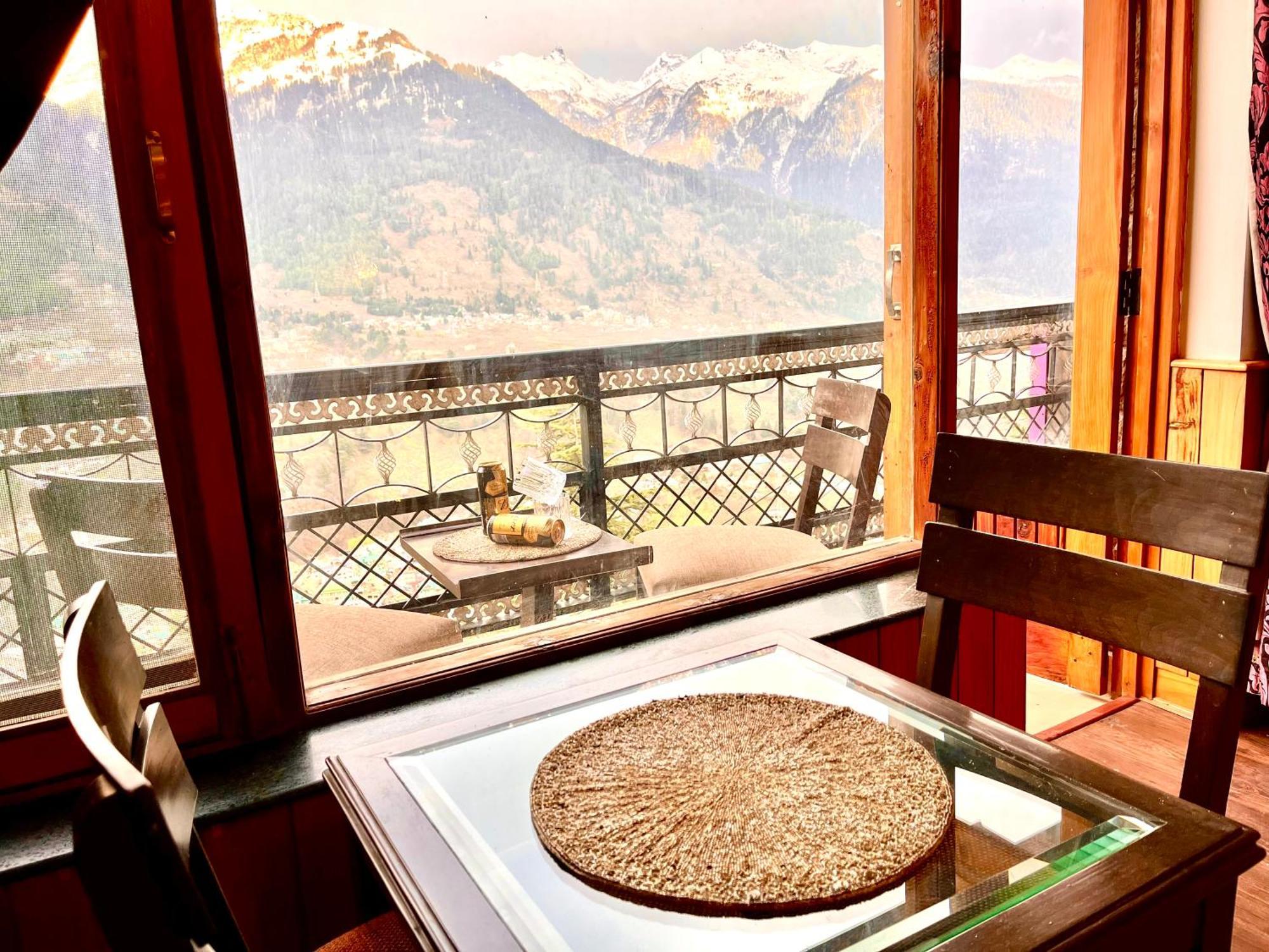The Manu Emerald # Farmhouse # Top Selling Cottage In Manali # Peaceful Heritage Cozy Stay # Lawn With Bonfire # Most Awarded エクステリア 写真