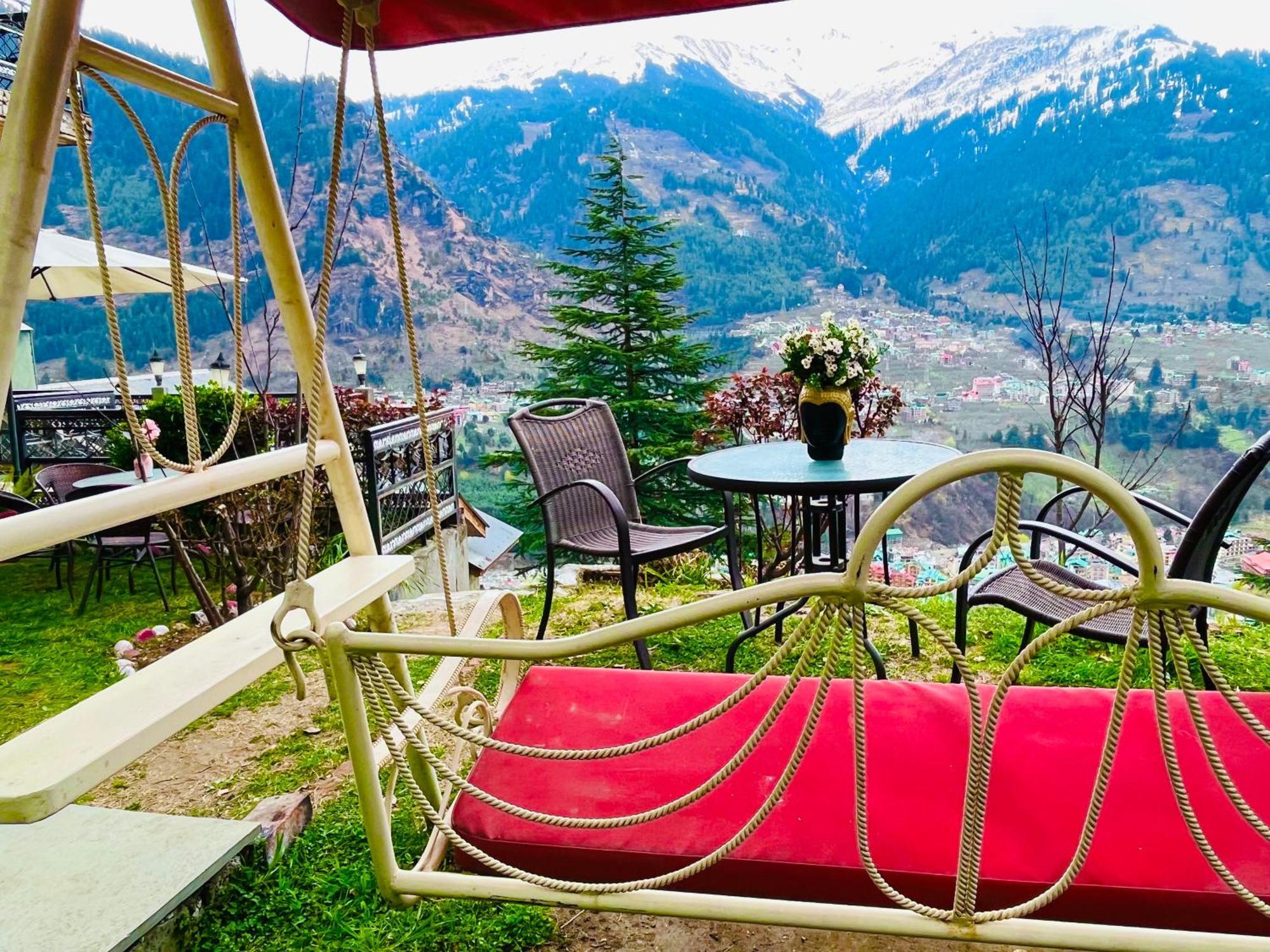 The Manu Emerald # Farmhouse # Top Selling Cottage In Manali # Peaceful Heritage Cozy Stay # Lawn With Bonfire # Most Awarded エクステリア 写真