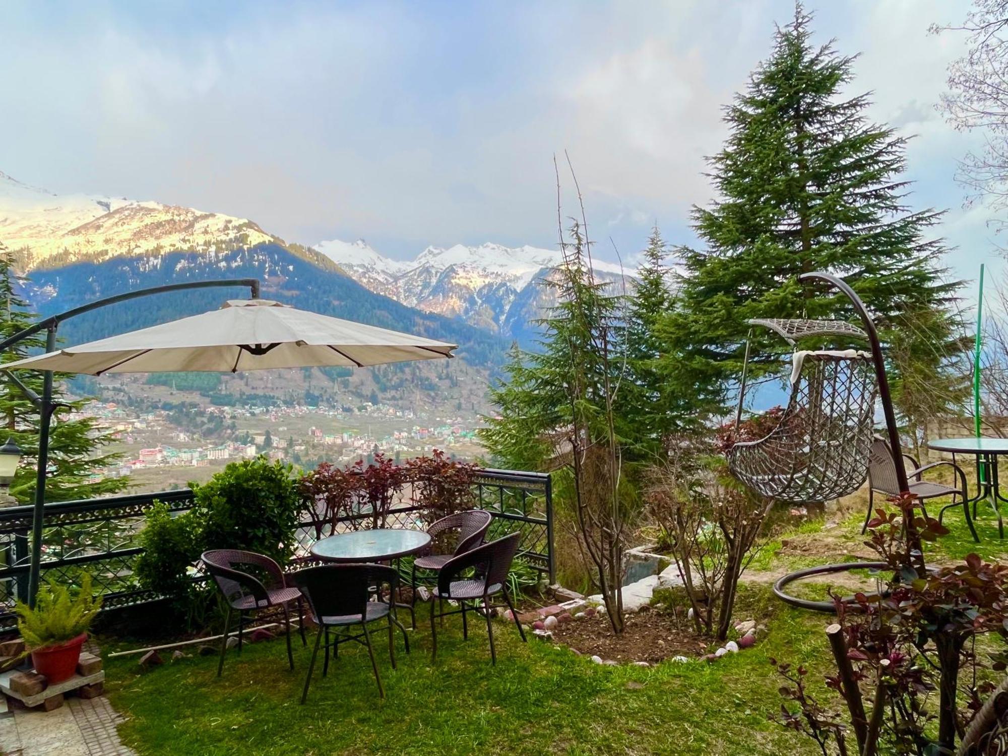The Manu Emerald # Farmhouse # Top Selling Cottage In Manali # Peaceful Heritage Cozy Stay # Lawn With Bonfire # Most Awarded エクステリア 写真