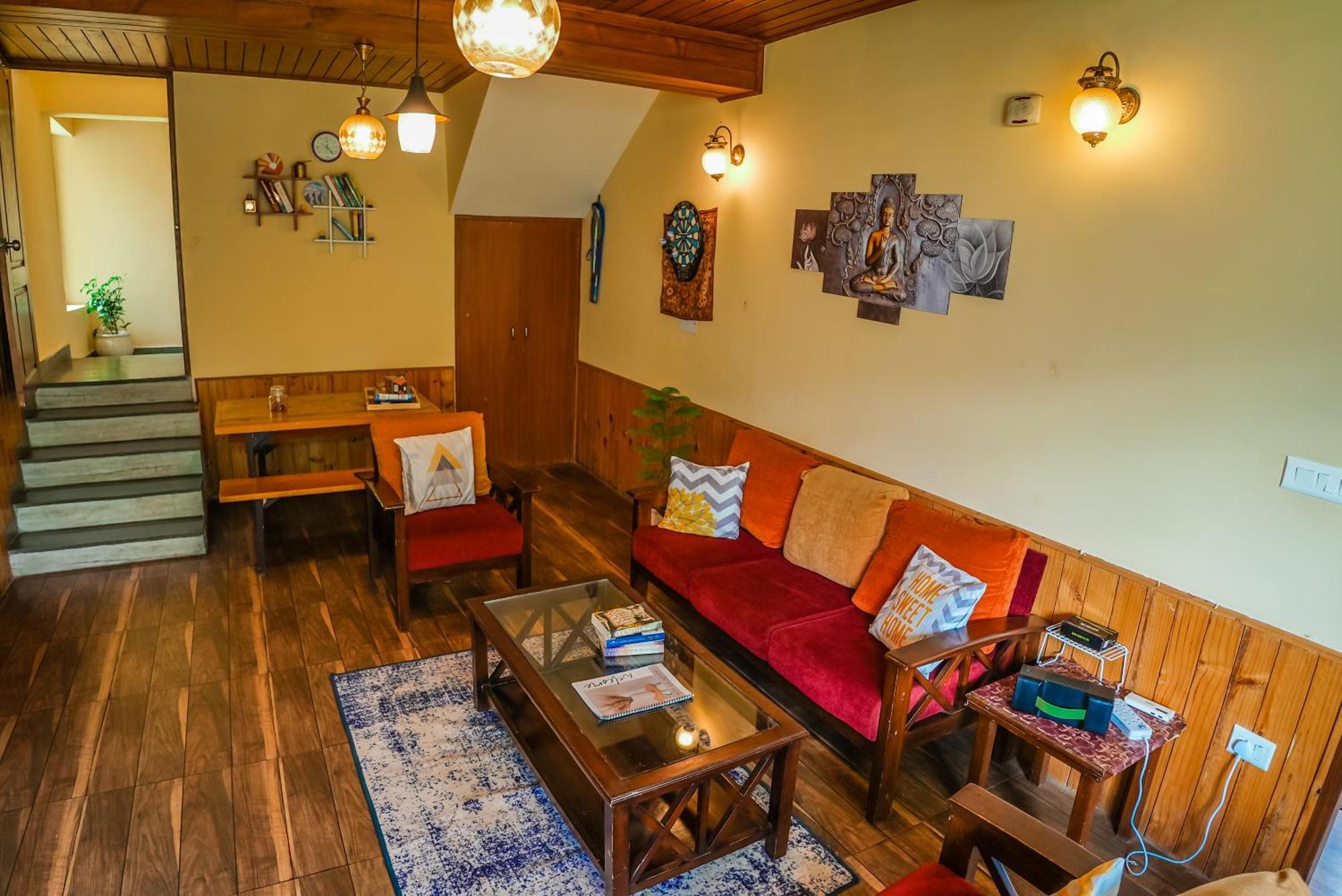 The Manu Emerald # Farmhouse # Top Selling Cottage In Manali # Peaceful Heritage Cozy Stay # Lawn With Bonfire # Most Awarded エクステリア 写真